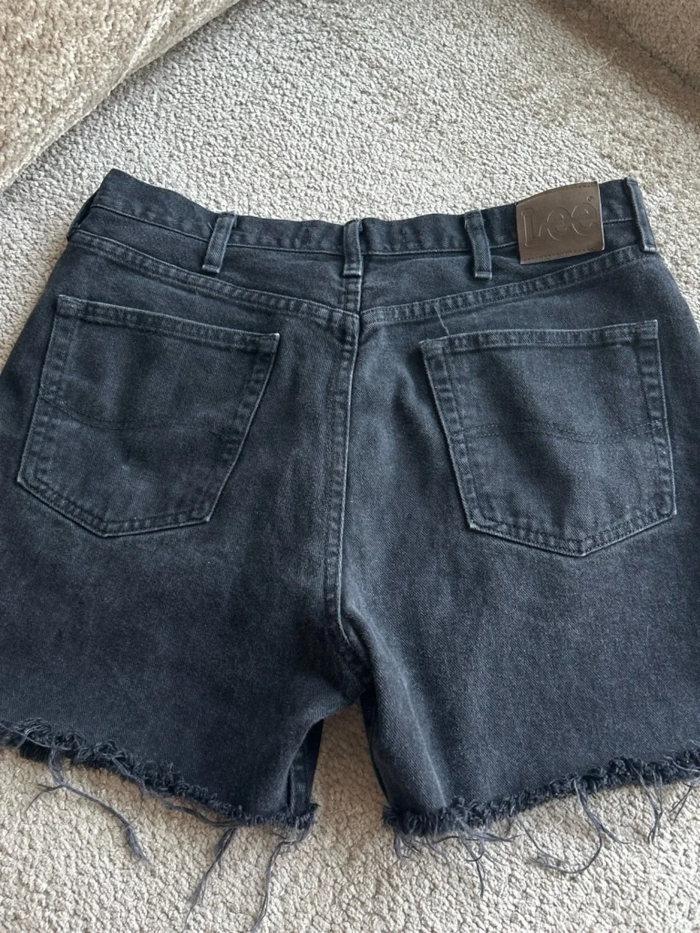 Lee Women's Black Cutoff Denim Shorts